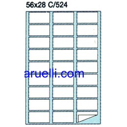 Etichette Foglio A4 56x28...