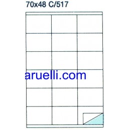 Etichette Foglio A4 70x48...