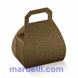 BORSA H.80 PELLE MARRONE...