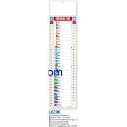 Calendario Oland Multicolor...