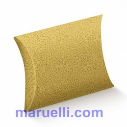 BUSTA 100X100X35 PELLE ORO...