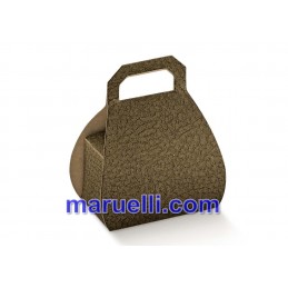 BORSA H.80 PELLE MARRONE...