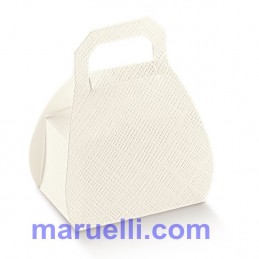 BORSA H.80 SETA BIANCO...