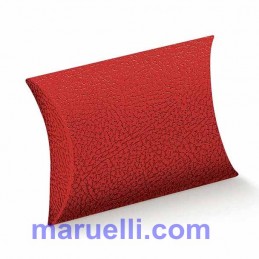 BUSTA 60X60X20 PELLE ROSSO...