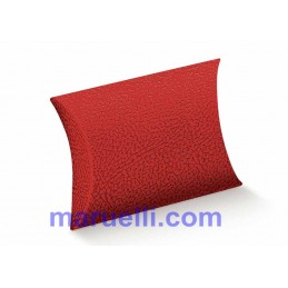 BUSTA 60X60X20 PELLE ROSSO...