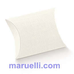 BUSTA 70X70X25 SETA BIANCO...