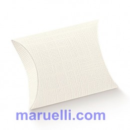 BUSTA 70X70X25 SETA BIANCO...