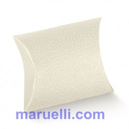 BUSTA 85X85X30 PELLE BIANCO...