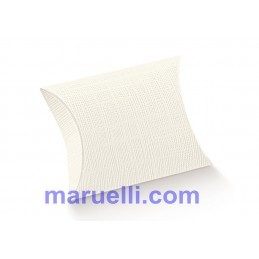 BUSTA 85X85X30 SETA BIANCO...