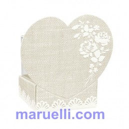 CESTE CUORE 40X40X65 ROSE...