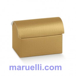 COFANETTO 70X45X52 SETA ORO...