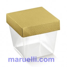 COPPETTA 60X60X80 PELLE ORO...