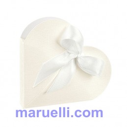 CUORE 65X15 SETA BIANCO...