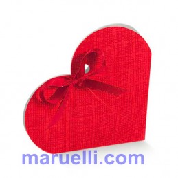 CUORE 65X15 SETA ROSSO...